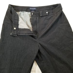 Ann Taylor Business Pants Size 8 Dark Navy Blue Straight Leg with Pockets